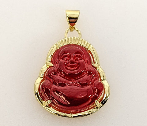 Plated Dainty Buddha Pendant