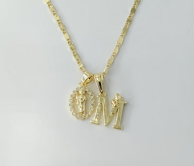 Plated Dainty Letter 