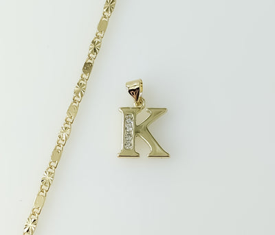 Plated Dainty Letter 
