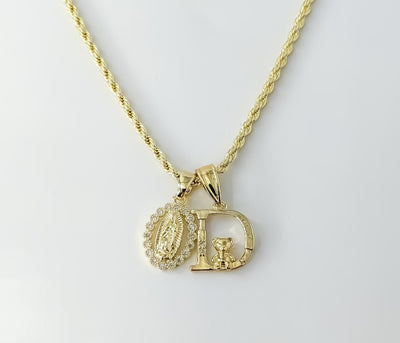 Plated Dainty Letter 