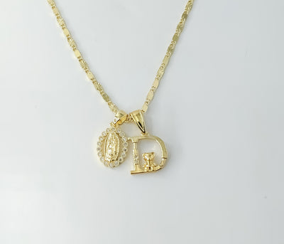 Plated Dainty Letter 