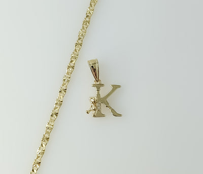 Plated Dainty Letter 