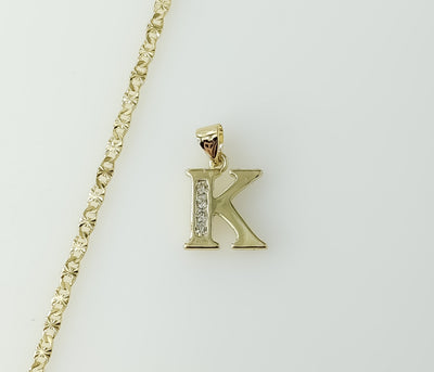 Plated Dainty Letter 