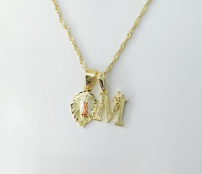 Plated Dainty Letter 