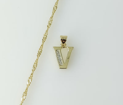 Plated Dainty Letter 