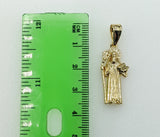 Plated Small Saint Benedict 3mm Figaro Chain Necklace