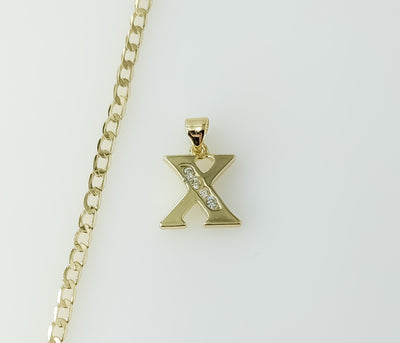 Plated Dainty Letter 