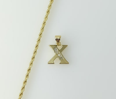 Plated Dainty Letter 