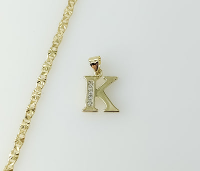 Plated Dainty Letter 