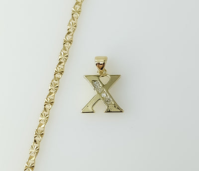 Plated Dainty Letter 