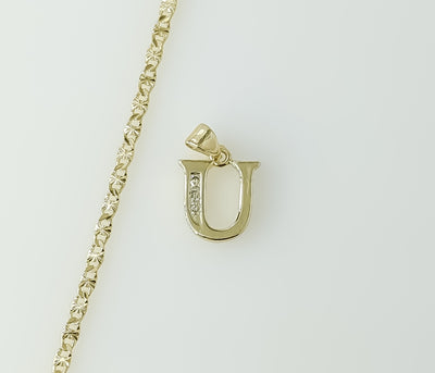 Plated Dainty Letter 