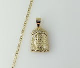 Plated Jesus 2.5mm Star Chain Necklace