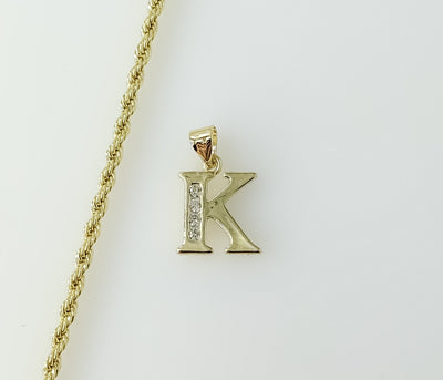 Plated Dainty Letter 