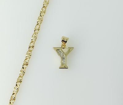 Plated Dainty Letter 