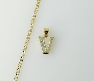 Plated Dainty Letter 