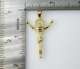 Small Cross Jesus Crucifix Plated 2mm Star Solid Chain Devotion Necklace