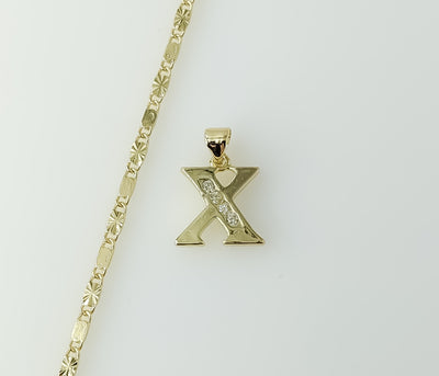 Plated Dainty Letter 