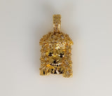 Plated Blinged Jesus Pendant