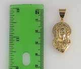 Plated Dainty Jesus Pendant