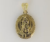 Plated Virgin Mary Pendant