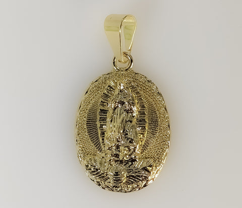 Plated Virgin Mary Pendant