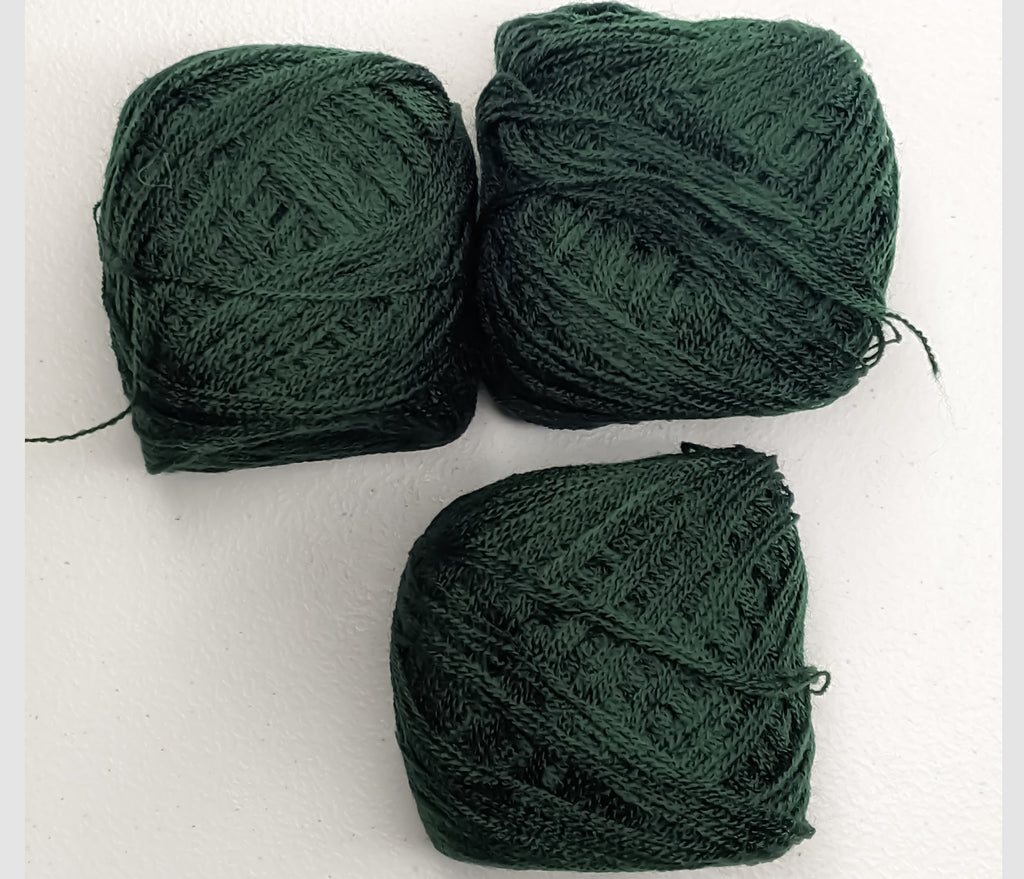 Dark Green 3-Ply Acrylic Yarn Knitting Embroidery Acrilan 3 Hebras Hilo