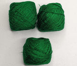 Dark Green 3-Ply Acrylic Yarn Knitting Embroidery Acrilan 3 Hebras Hilo