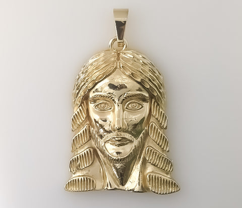 Plated Large Jesus Pendant