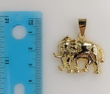 Plated Elephant Pendant