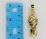 Plated Saint Jude Thaddaeus Pendant