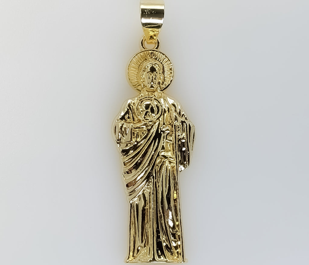 Plated Saint Jude Thaddaeus Pendant