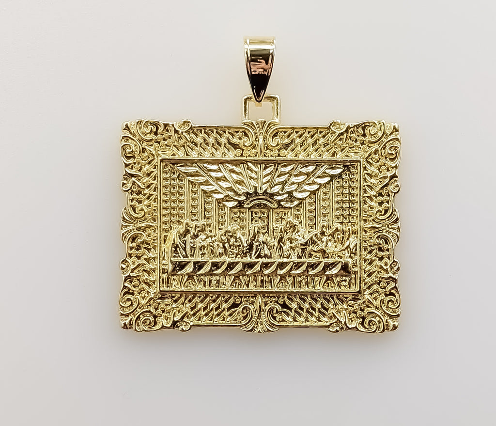 Plated The Last Supper Portrait Pendant