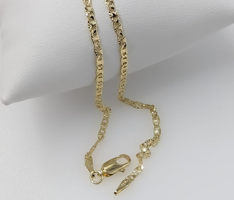 Plated 2.5mm Star Chain