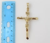 Plated Large Cross Pendant