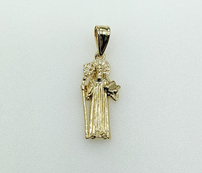 Plated Small Saint Benedict Pendant
