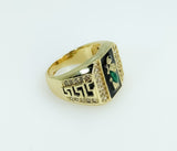 Plated Multicolor Saint Jude Men Ring