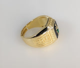 Plated Multicolor Saint Jude Men Adjustable Ring