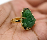 Plated Adjustable Buddha Ring