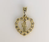 Plated Saint Benedict Pendant