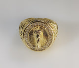Plated Saint Jude Men Adjustable Ring