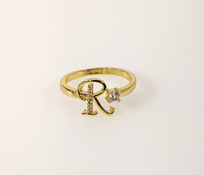 Plated Adjustable Initial Letter 