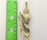 Plated X-Large Saint Jude Thaddaeus Pendant