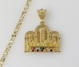 Plated The Last Supper 4mm Star Chain Necklace