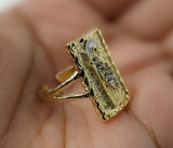 Plated Adjustable Saint Jude Ring