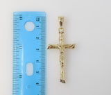 Plated Cross 5mm Figaro Chain Necklace