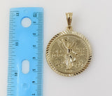 Plated Mexican Centenario Coin 50 Pesos Pendant