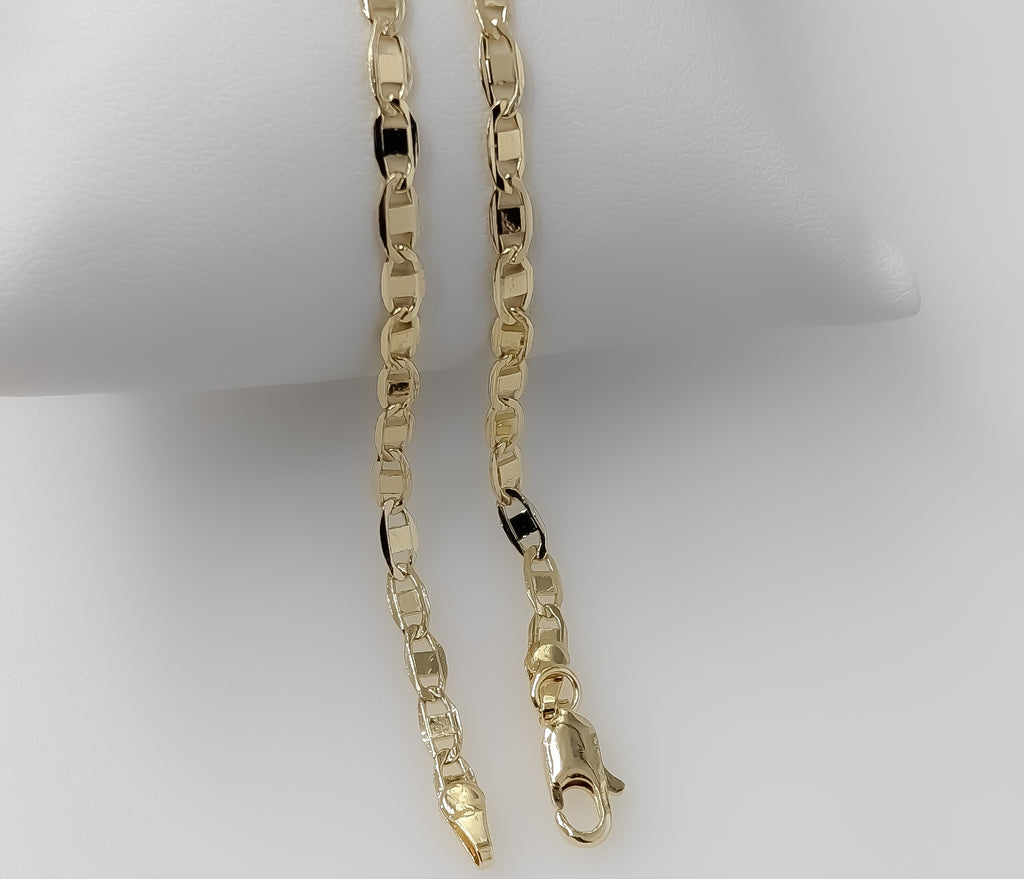 Plated 3mm Flat Mariner Anchor Chain