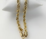 Plated 6mm Rope Braided Chain