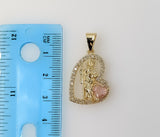 Plated Dainty Saint Jude Thaddaeus Pendant
