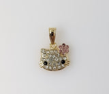 Plated Dainty Hello Kitty Pendant